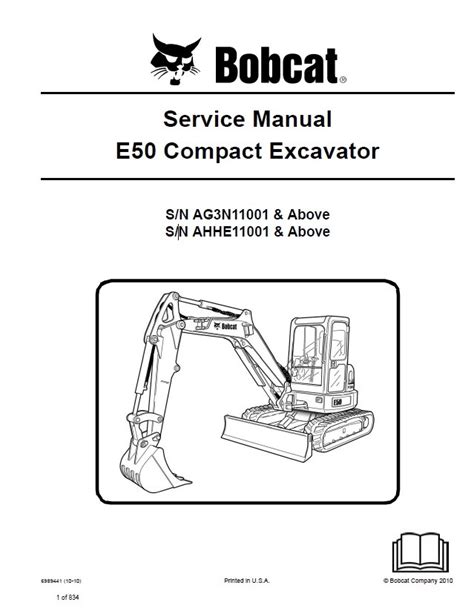 bobcat e50 mini excavator specs|bobcat e50 owners manual.